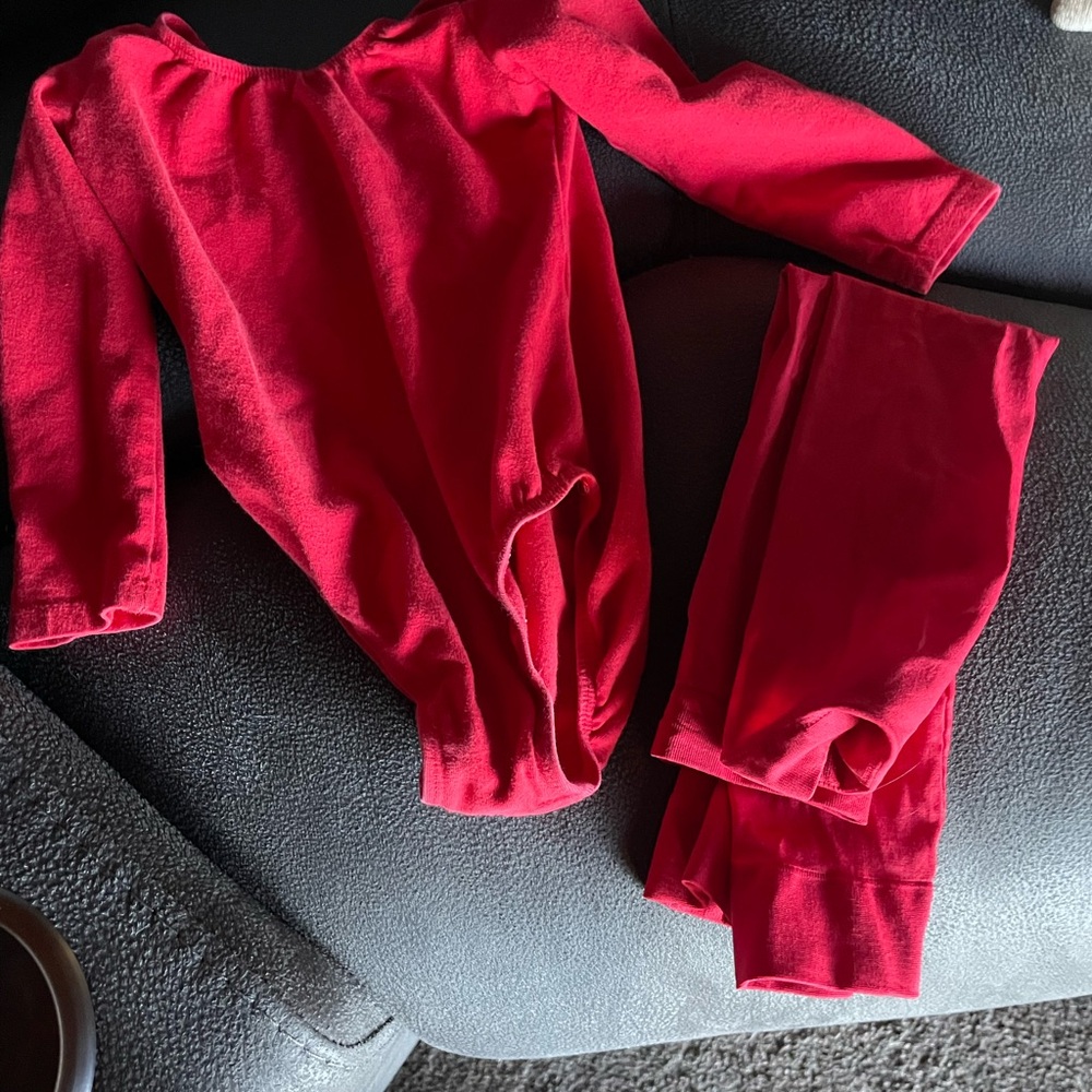 Toddler dance outfit leotard 2 pc small
